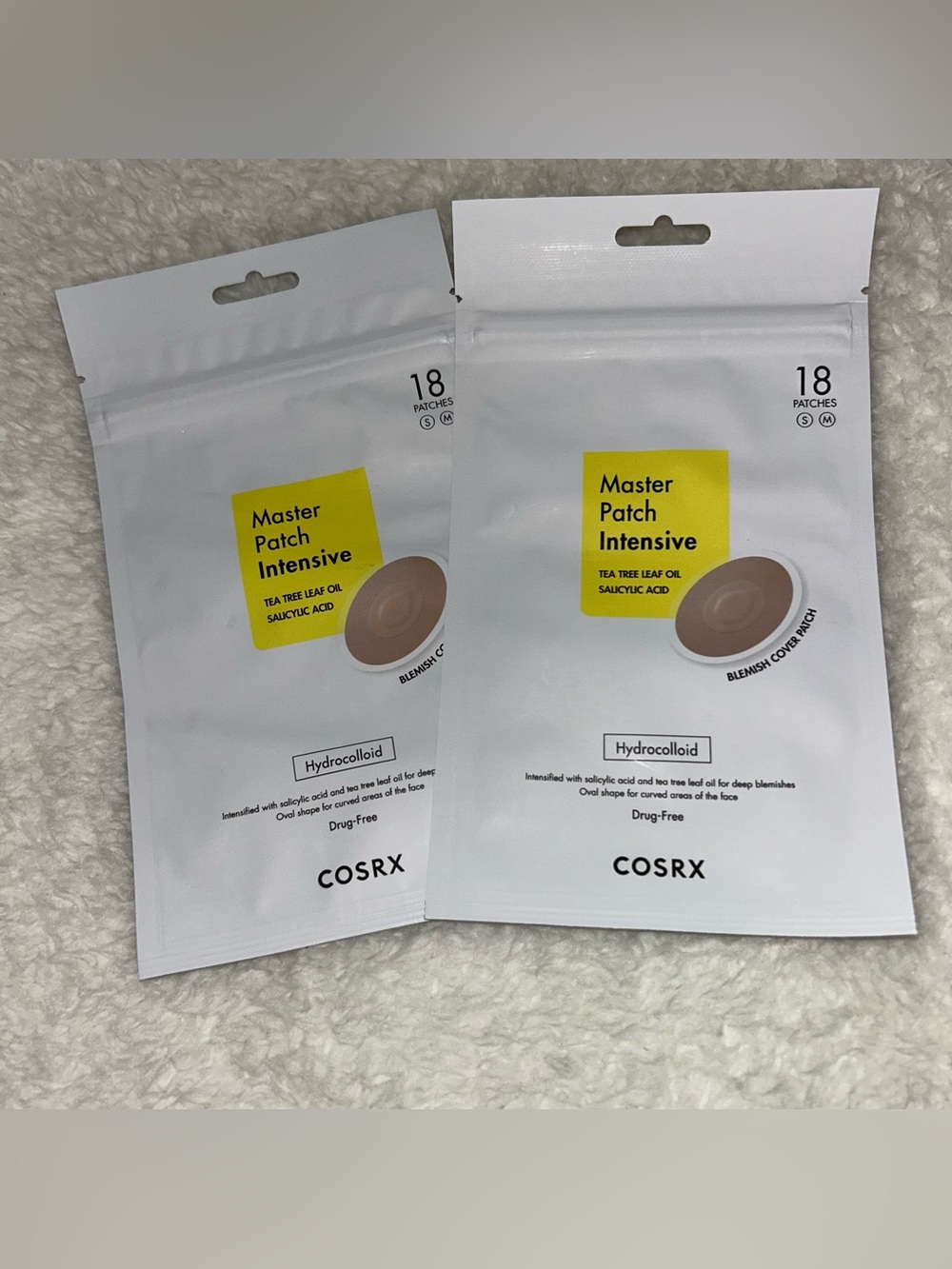 Cosrx Master Patch Intensive Set Hydrocolloid Patches Sample 2 Pack NEW